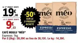 E.Leclerc Méo - café moulu offre