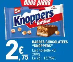 E.Leclerc Knoppers - barres chocolatées offre