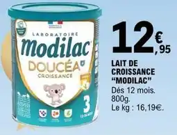 E.Leclerc Modilac - lait de croissance modiac offre