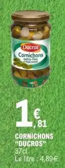 E.Leclerc Ducros - cornichons offre