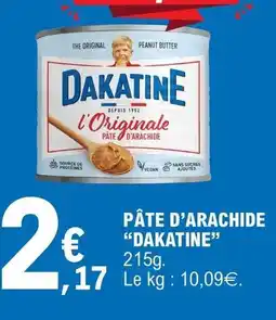 E.Leclerc Pâte d'arachide offre