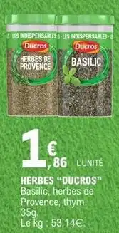E.Leclerc Ducros - herbes offre