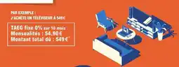 E.Leclerc Total - taeg fixe 0% offre
