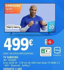 E.Leclerc Samsung - tv qled offre