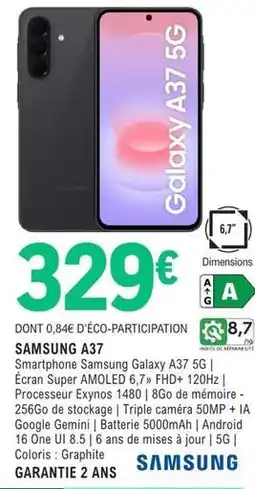 E.Leclerc Samsung - galaxy a37 5g offre