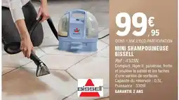 E.Leclerc Bissell - mini shampouineuse offre
