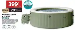 Bricomarché Intex - pure spa olive 4 places offre