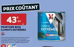 Bricomarché Jura - peinture bois extrames offre