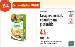La Vie Claire Lasagnes au maïs et au riz sans gluten bio offre