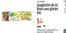 La Vie Claire Spaghettis de riz brun sans gluten bio offre