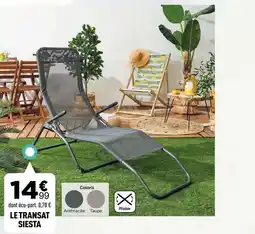 Centrakor Le transat siesta offre