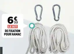 Centrakor Le kit de fixation pour hamac offre
