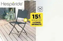 Centrakor La chaise anthracite offre