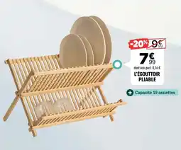 Centrakor L'éoouttoir pliable offre
