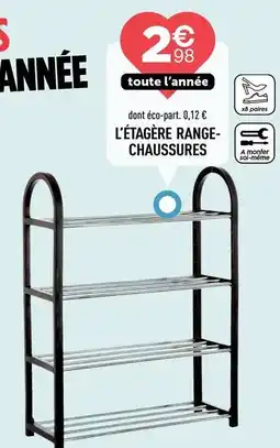 Centrakor L' etagere range chaussures offre