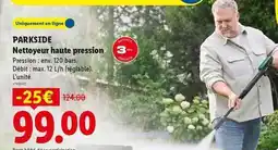 Lidl Parkside - nettoyeur haute pression offre