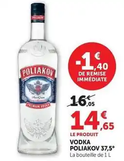 Super U Poliakov - vodka 37,5° offre