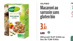La Vie Claire Macaroni au sarrasin sans gluten bio offre