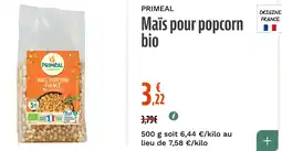 La Vie Claire Maïs pour popcorn bio offre