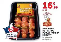 U Express Siebert - brochette de filet de poulet paprika offre
