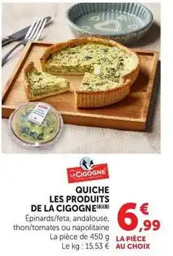 U Express Produits de la cigogne - quiche les produits de la cigogne offre