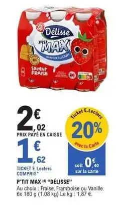 E.Leclerc E.leclerc - p'tit max offre