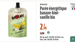 La Vie Claire Purée énergétique banane-kiwi- vanille bio offre