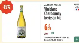 La Vie Claire Vin blanc Chardonnay hérisson bio offre