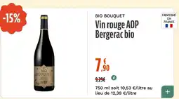 La Vie Claire Vin rouge aop bergerac bio offre