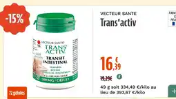 La Vie Claire Trans'activ offre