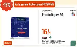 La Vie Claire Probiotiques 50+ offre