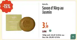 La Vie Claire Savon d'Alep au Jasmin offre