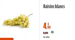 La Vie Claire Raisins blancs offre