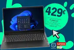 E.Leclerc Espace Culturel PC LENOVO 15,6" offre