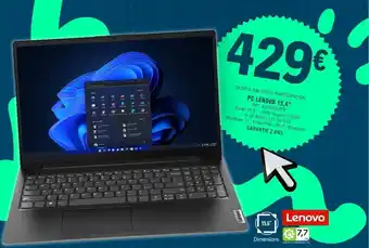 PC LENOVO 15,6"
