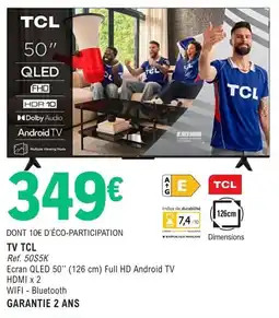 E.Leclerc Espace Culturel TV TCL offre