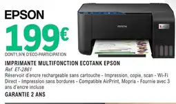 E.Leclerc Espace Culturel IMPRIMANTE MULTIFONCTION ECOTANK EPSON offre