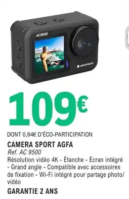 E.Leclerc Espace Culturel CAMERA SPORT AGFA offre