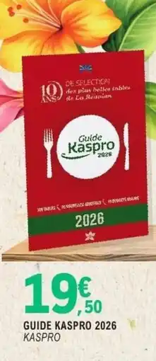 E.Leclerc Espace Culturel GUIDE KASPRO 2026 KASPRO offre