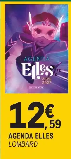 E.Leclerc Espace Culturel AGENDA ELLES LOMBARD offre