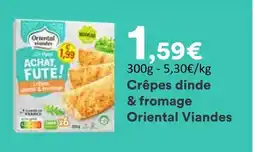 Hmarket Orientales viandes crêpes dinde & fromage offre