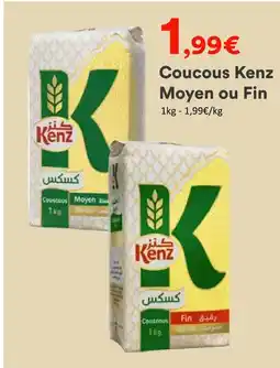 Hmarket Kenz couscous moyen ou fin offre