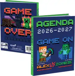 Auchan Minecraft agenda minecraft offre
