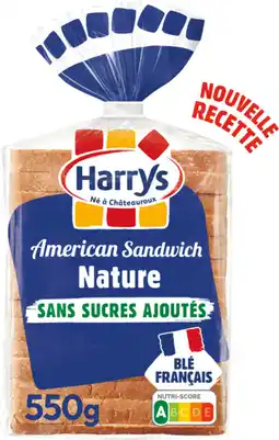 Auchan Supermarché Harrys pain de mie américan sandwich nature harrys offre
