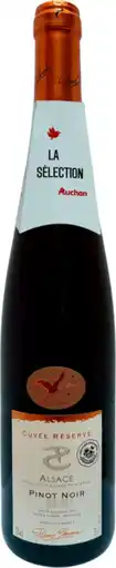 Auchan Supermarché Pierre chanau alsace pinot noir aop offre