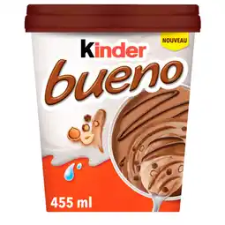 Auchan Supermarché Kinder pot de crème glacée kinder bueno offre
