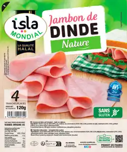 Auchan Supermarché Isla mondial jambon de dinde halal isla mondial offre