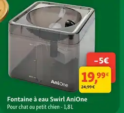 Maxi Zoo Anione fontaine à eau swirl offre