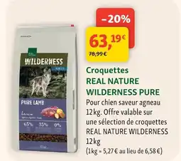 Maxi Zoo Wilderness pure croquettes real nature offre