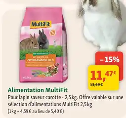 Maxi Zoo Multifit alimentation offre